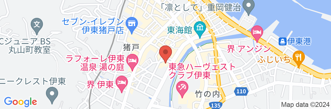 伊東園ホテル松川館の地図