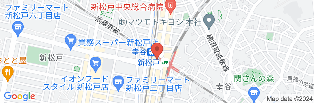 新松戸ステーションホテルの地図