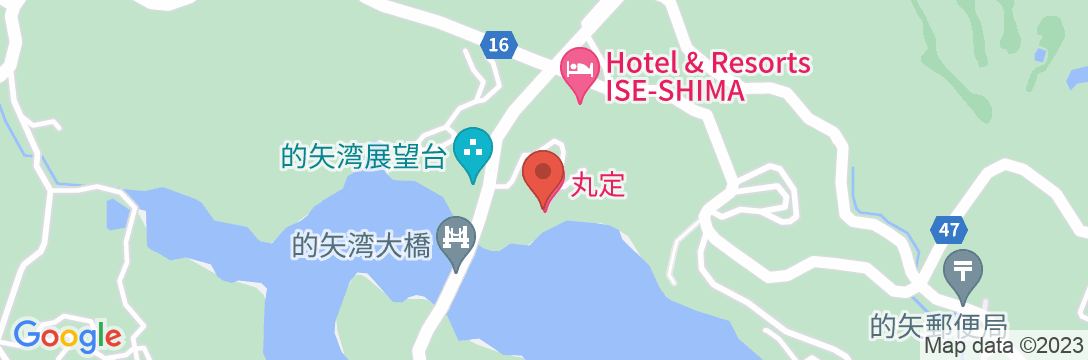 丸定旅館の地図