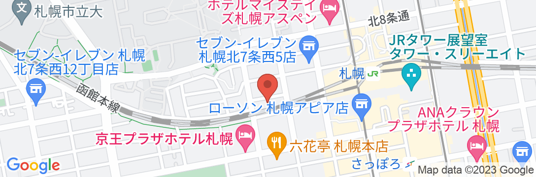ホテル京阪 札幌の地図