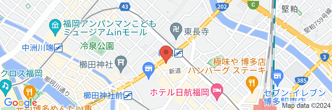 ダイワロイネットホテル博多祇園の地図
