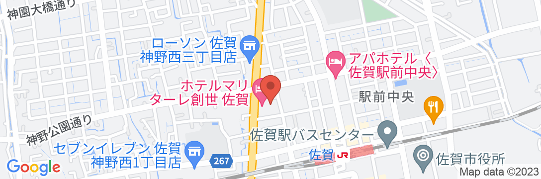 ホテルマリターレ創世 佐賀の地図
