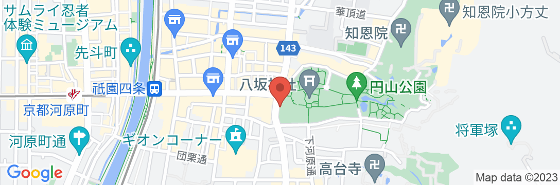 柚子屋旅館の地図