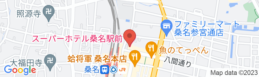 スーパーホテル桑名駅前の地図