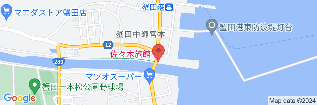佐々木旅館の地図