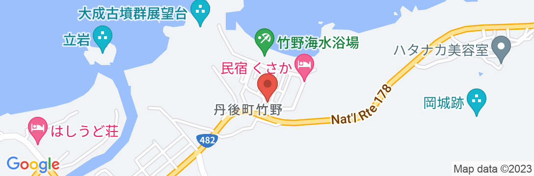 民宿 梅田荘の地図