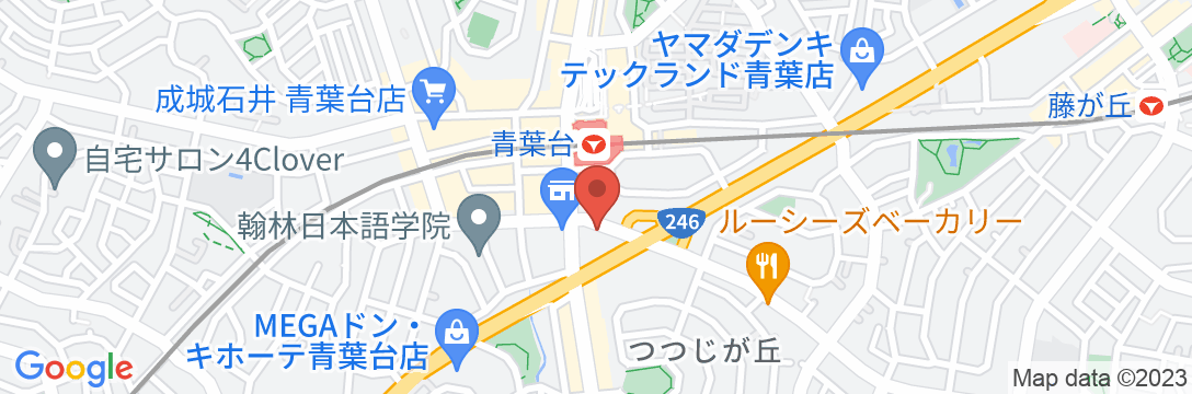 青葉台フォーラムの地図
