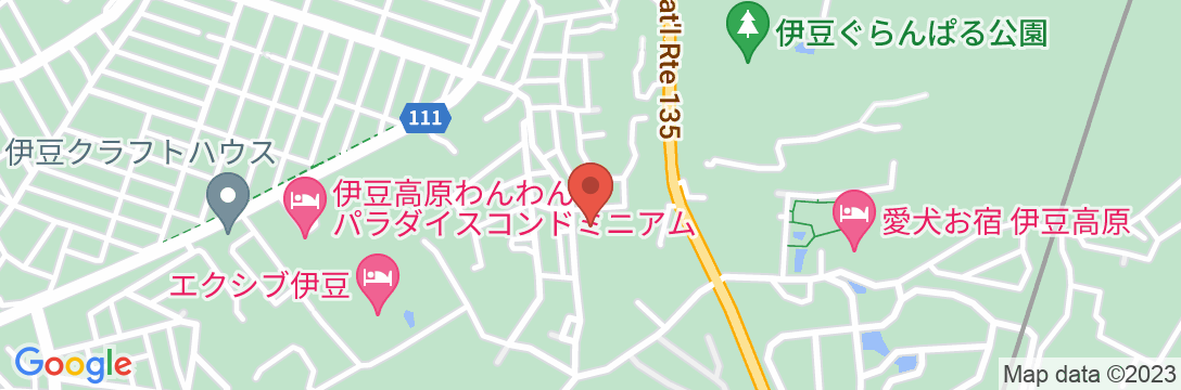 介山・本館 伊豆梛の地図