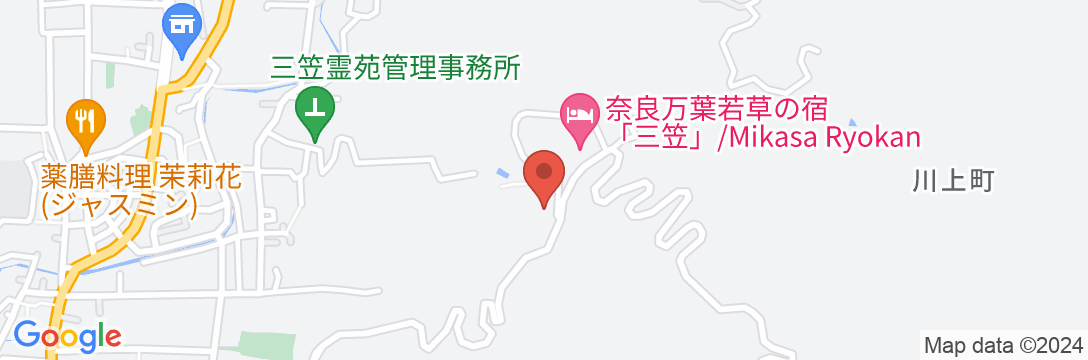 ANDO HOTEL 奈良若草山(DLIGHT LIFE & HOTELS)の地図