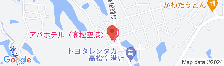 アパホテル〈高松空港〉の地図