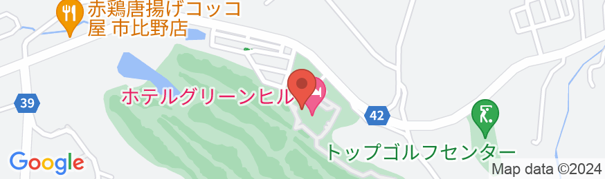 ホテル グリーンヒル<鹿児島県>の地図