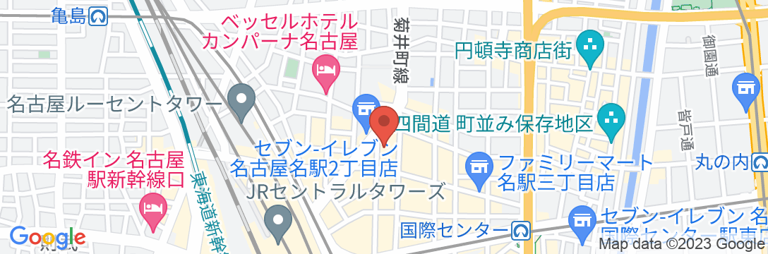 Station Inn Nagoyaの地図