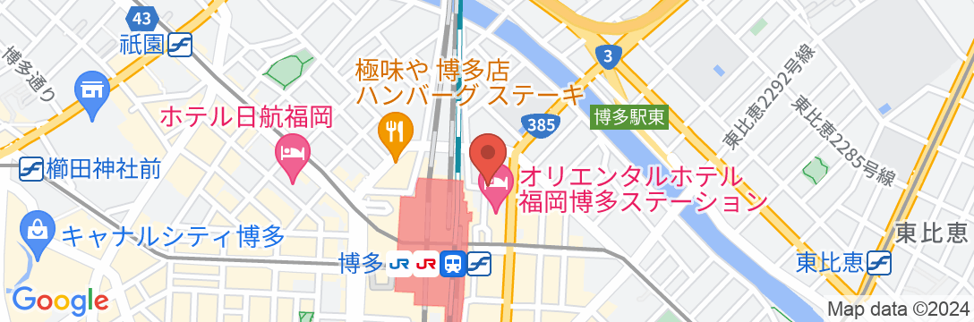 博多グリーンホテルアネックスの地図