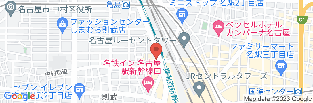 スーパーホテル 名古屋駅前の地図