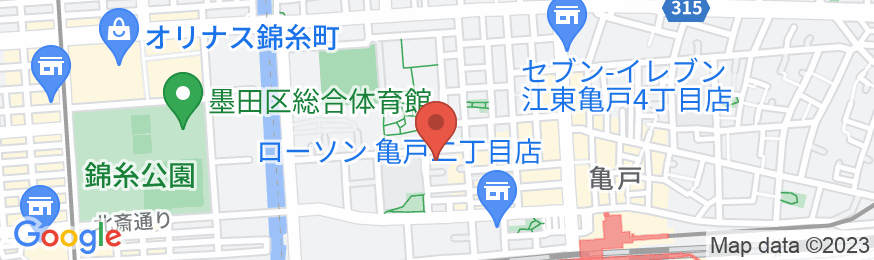 スーパーホテル東京・亀戸の地図