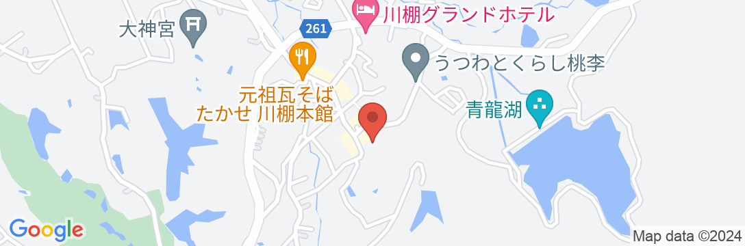 川棚温泉 寿旅館の地図