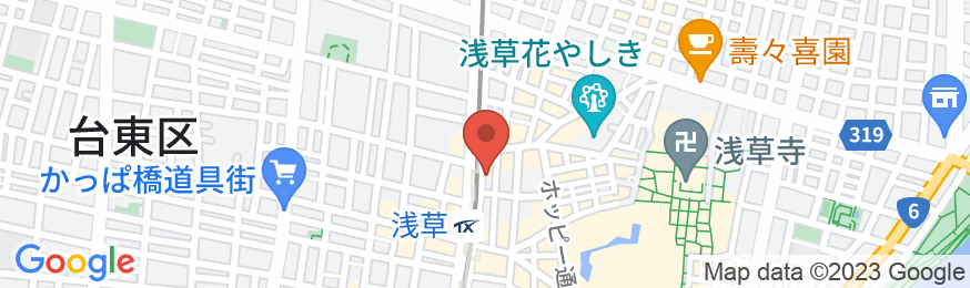 ホテル京阪 浅草の地図