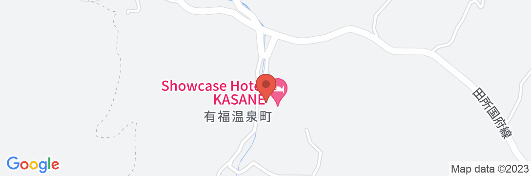有福温泉 三階旅館の地図