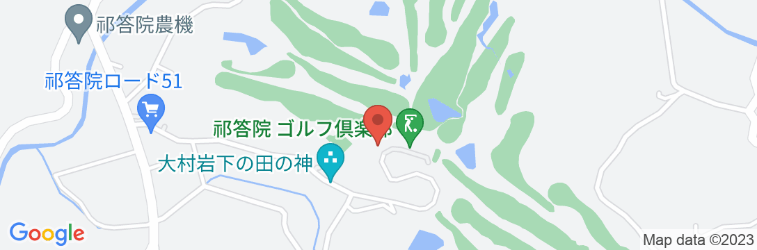 ホテル祁答院(けどういん)の地図