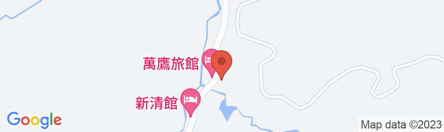 湯川温泉 春山荘 本館の地図