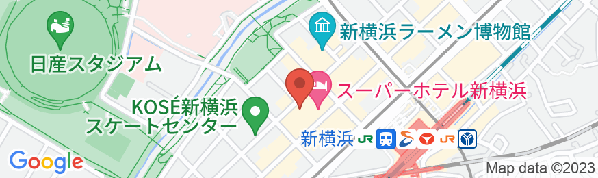 ラグナスイート新横浜の地図