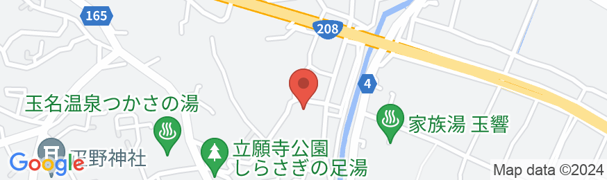 玉名温泉 1350坪の日本庭園の宿 尚玄山荘の地図