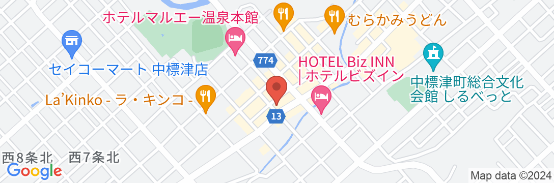 ビジネスホテル さとうの地図