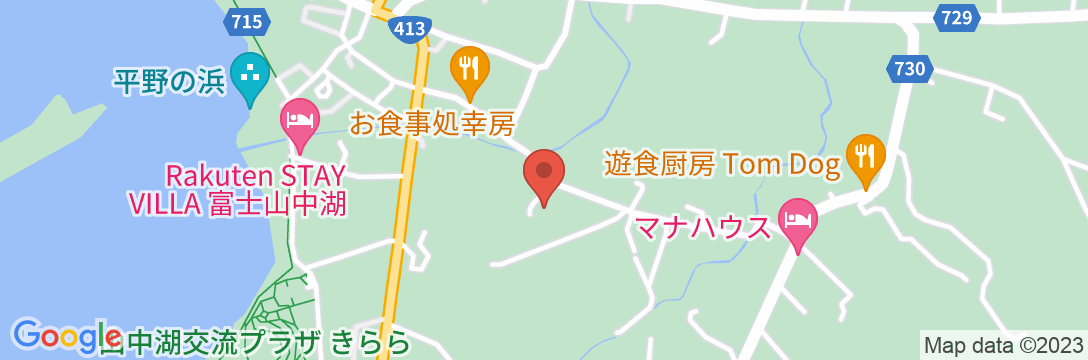 ホテル美富士の地図
