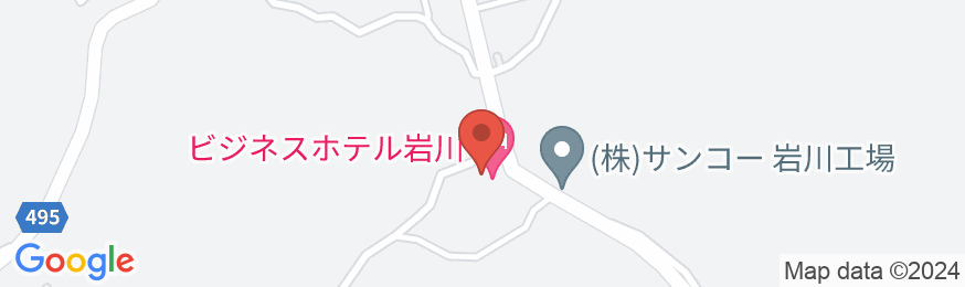 ビジネスホテル 岩川の地図