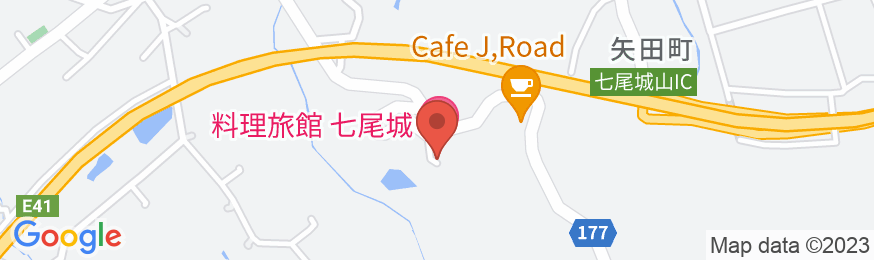 料理旅館 七尾城の地図