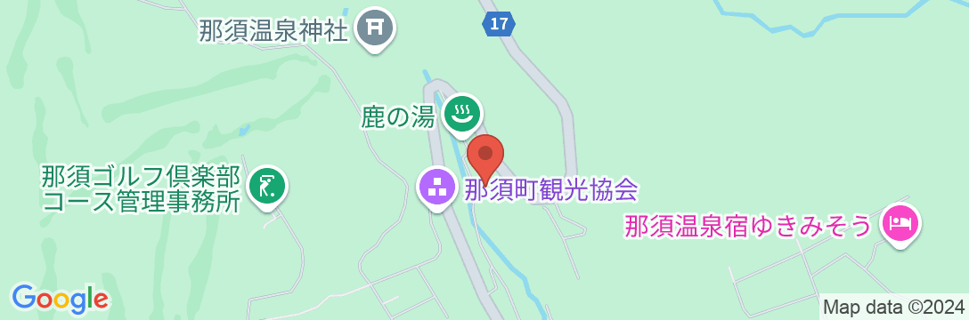 那須温泉 小林館の地図