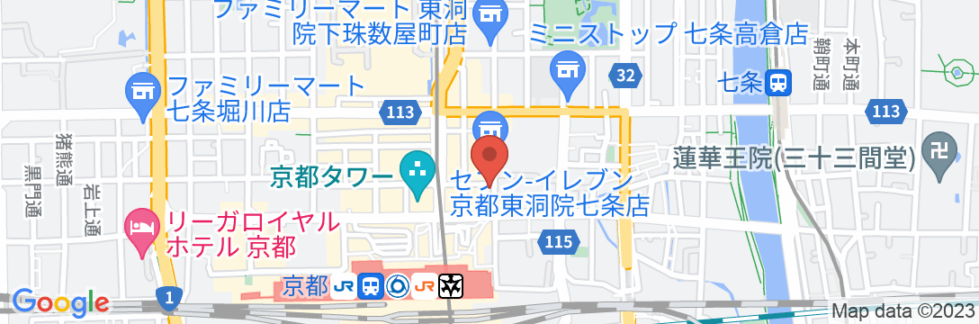 ホテル佐野家の地図
