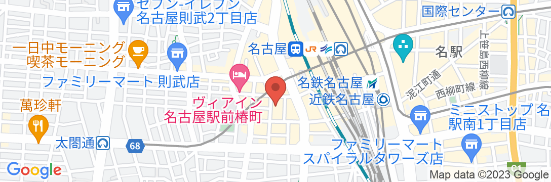 第一富士ホテル名古屋駅前の地図