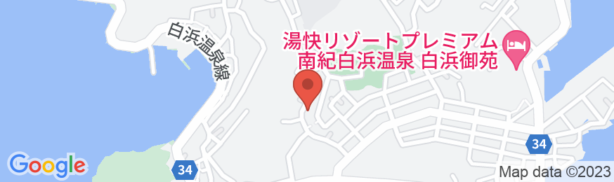 白浜温泉 民宿Aコースの地図