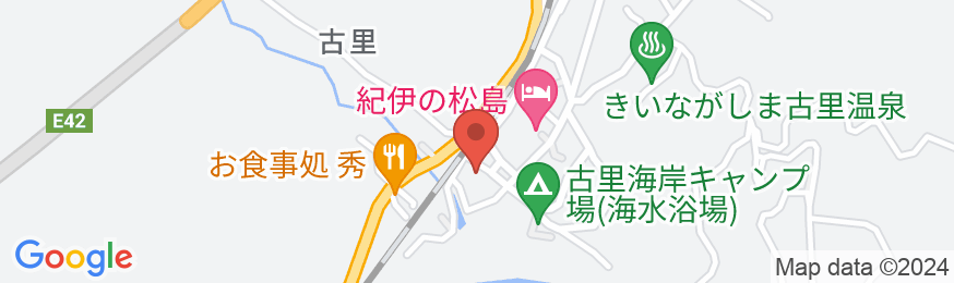 うまし宿 漁亭 美乃島の地図