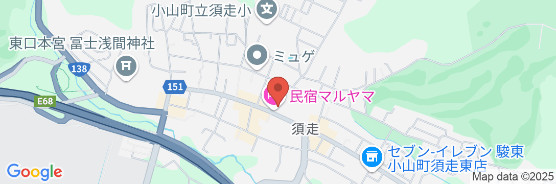 民宿マルヤマの地図