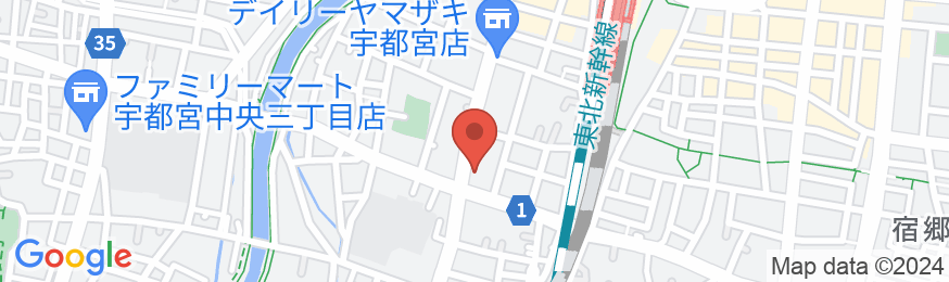 ホテル サンロイヤル宇都宮の地図