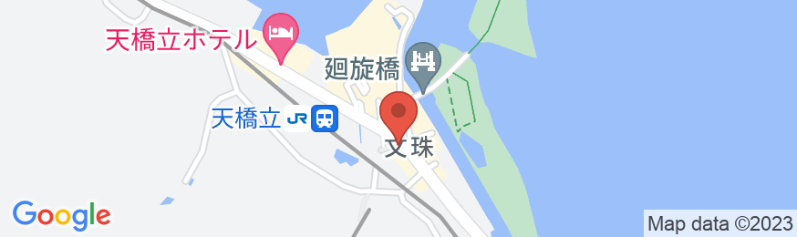 天橋立温泉 旅館 松月<京都府>の地図