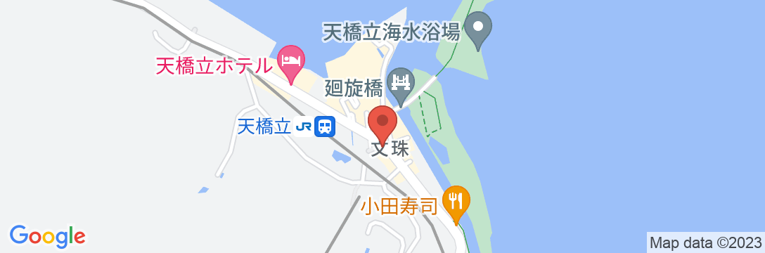 天橋立温泉 旅館 松月<京都府>の地図