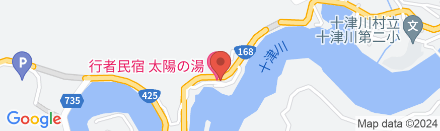 十津川温泉 民宿 松乃家の地図