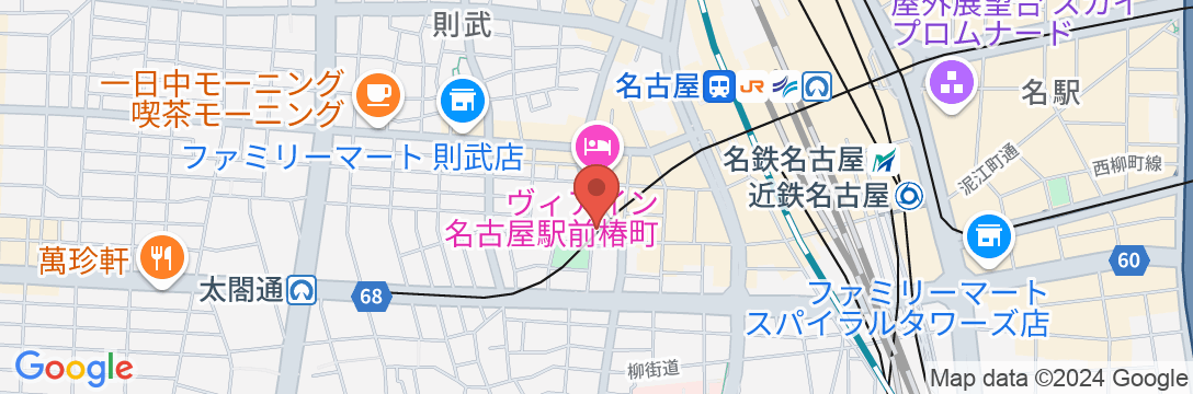 和風ホテル 一富久の地図