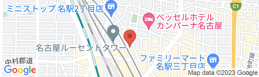サイプレスホテル 名古屋駅前(旧 ホテルサンルートプラザ名古屋)の地図