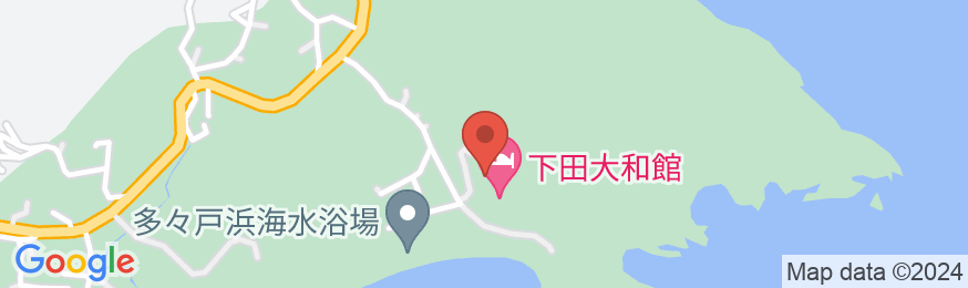 下田温泉 下田大和館の地図