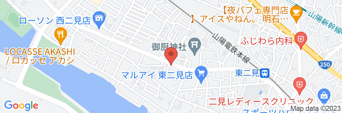 Tabist ホテル ユーアン明石の地図
