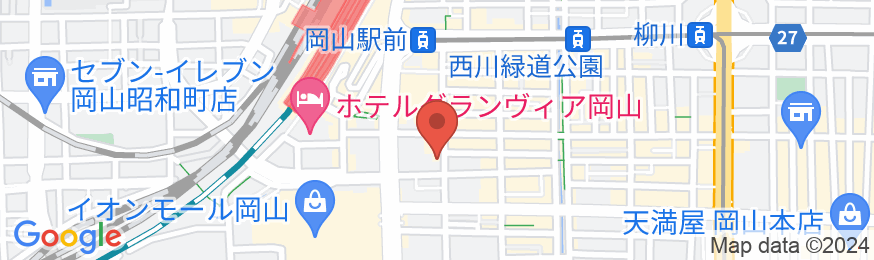 ビジネスホテル新子の地図