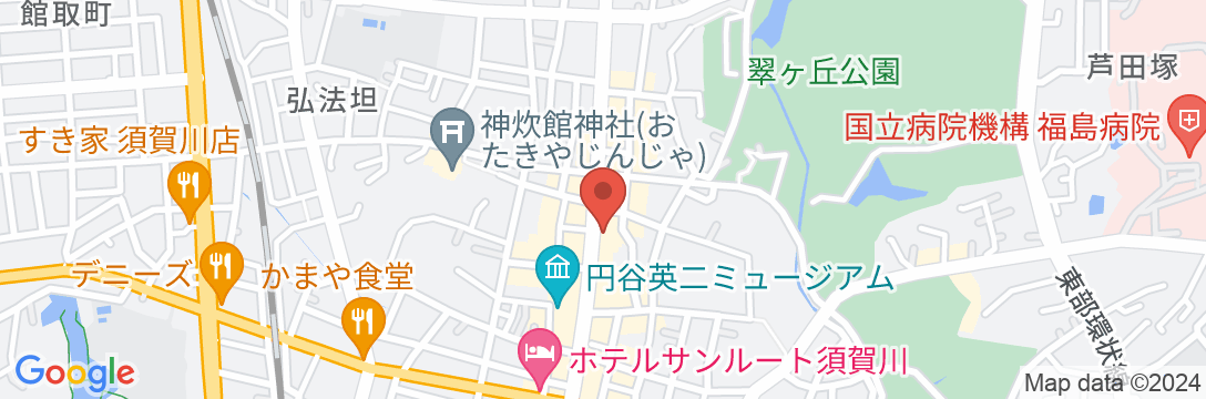 ホテル虎屋<須賀川>の地図