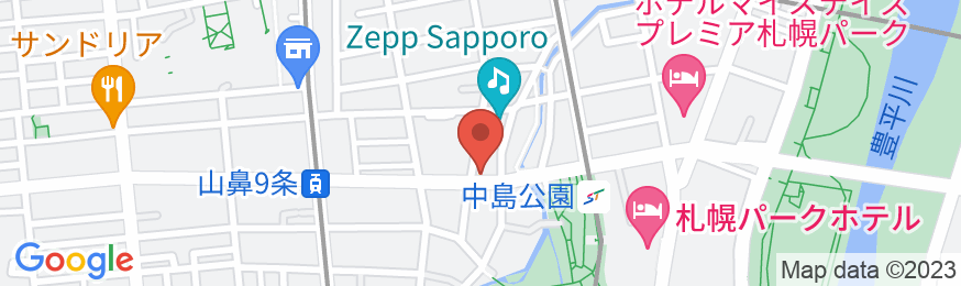 ホテルリソル札幌 中島公園の地図