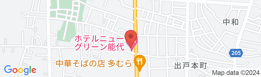 ホテルニューグリーン<秋田県>の地図