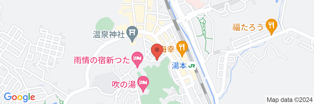 いわき湯本温泉 ホテルいづみやの地図