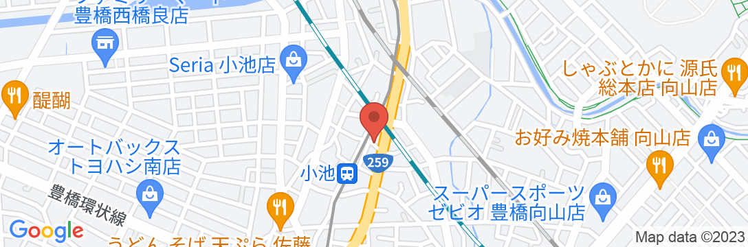 大黒屋旅館<愛知県>の地図